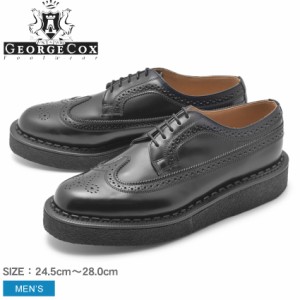 ジョージコックス メンズ ラバーソール 12508 V シューズ 靴  GEORGECOX GOLOSH BROGUE 1640-313