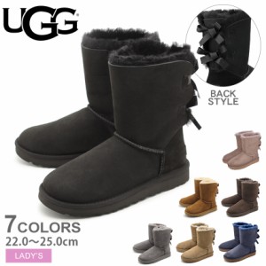  アグ ムートンブーツ レディース ベイリーボウII ショート リボン 靴 シューズ 1016225 UGG 人気 定番 プレゼント おしゃれ かわいい