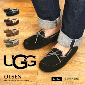 アグ UGG モカシン メンズ オルセン ファー シューズ 靴 スエード  1003390 OLSEN