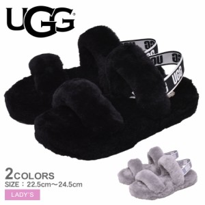 アグ サンダル レディース オー イヤー ブラック 黒 グレー パープル UGG 1115752K 靴 シューズ 室内 室外 ルームシューズ ルームスリッ