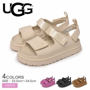 アグ サンダル キッズ ジュニア 子供 ゴールデングロウ ブラック 黒 ブラウン 茶 UGG 1152813K ウォータープルーフ 防水 軽量 靴 シュー