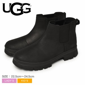 アグ ブーツ レディース キッズ ジュニア 子供 アシュトンチェルシー ブラック 黒 UGG 1143662K 靴 シューズ サイドゴアブーツ ブランド 