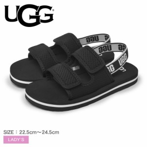 アグ サンダル レディース レノン スリングバック ブラック 黒 UGG 1152817K ウォータープルーフ 防水 軽量 靴 シューズ ブランド ロゴ 