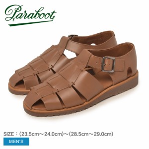 パラブーツ グルカサンダル メンズ パシフィック ブラウン 茶 PARABOOT 123303 MIEL-LIS COGNAC 革靴 本革 カジュアル シンプル トラッド