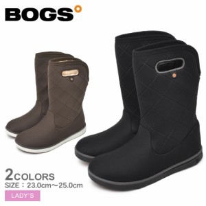 ボグス スノーブーツ レディース BOGA BOOTS MID QUILTING ブラック 黒 ブラウン BOGS 79134 ブーツ ミドルブーツ スノーブーツ ウォータ