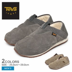 テバ スリッポン メンズ リエンバー プラッシュド グレー ベージュ ブラウン チャコール TEVA 1129617 スリップオン モックシューズ スニ