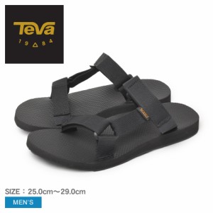 テバ サンダル メンズ ユニバーサル スライド ブラック 黒 TEVA 1124047 シューズ スポーツ ストラップ 速乾性 耐久性 グリップ力 面ファ