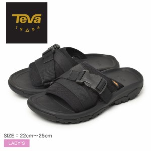 テバ サンダル レディース ハリケーン バージ スライド ブラック 黒 TEVA 1136210 テヴァ アウトドア シャワーサンダル シャワサン スポ