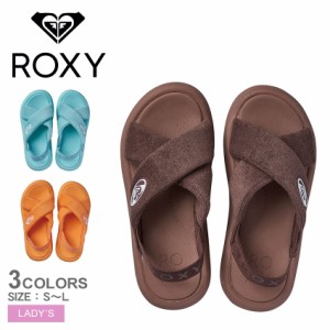 ロキシー 厚底サンダル レディース RAD WEEKEND CROSS ブラウン 茶 ROXY RSD241206 サンダル 厚底 シンプル 高反発 カジュアル ビーチ レ