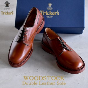 トリッカーズ ドレスシューズ メンズ ウッドストック ブラウン 茶 TRICKER’S 5636 靴 紳士靴 レザー 本革 ビジネスシューズ シューズ フ