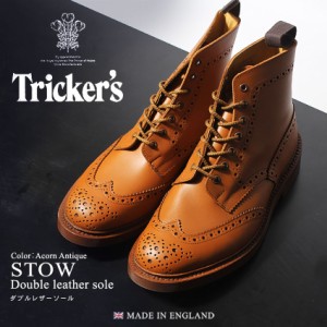 トリッカーズ ドレスシューズ ダブルレザーソール メンズ シューズ ストウ 紳士靴 ウィングチップ 靴 シューズ TRICKER’S STOW 5634 2