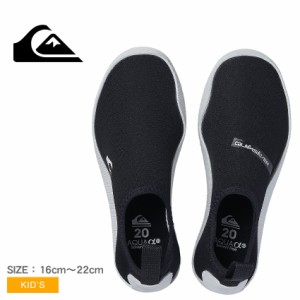 クイックシルバー サンダル キッズ ボーイ ウォーター ソックス ブラック 黒 QUIKSILVER KSA241702 スリッポンサンダル スリッポン サン