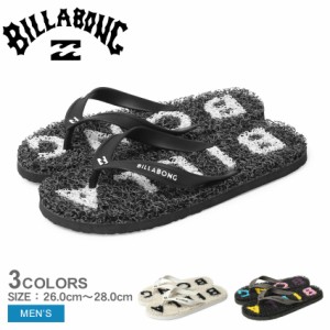 ビラボン サンダル メンズ NOODLE WIRE LOGO サンダル ブラック 黒 ホワイト 白 BILLABONG BE011948 ビーサン ビーチサンダル トングサン