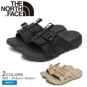 ザ ノースフェイス サンダル メンズ エクスプローラー キャンプ スライド ブラック 黒 ベージュ THE NORTH FACE NF02452 ノースフェース 