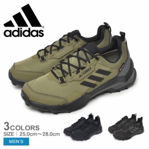 アディダス ハイキングシューズ メンズ テレックス AX4 ゴアテックス ハイキング カーキ ブラック 黒 ADIDAS LTG54 靴 シューズ 防水 山 