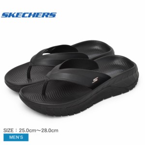 スケッチャーズ サンダル メンズ GO RECOVER SANDAL ブラック 黒 SKECHERS 229018 シューズ ブランド カジュアル シンプル スポーティ 靴