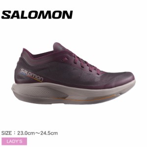 サロモン ランニングシューズ レディース PHANTASM パープル 紫 SALOMON L41610600 靴 シューズ スニーカー スポーツ トレーニング 運動 