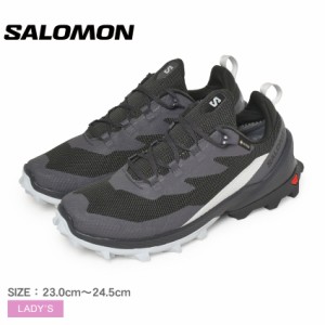 サロモン ハイキングシューズ レディース CROSS OVER 2 GTX W ブラック 黒 ブルー 青 SALOMON L47271100 シューズ 靴 ローカット ブラン