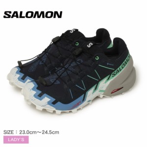 サロモン トレイルランニングシューズ レディース SPEEDCROSS 6 GORE-TEX ブラック 黒 SALOMON L47465900 靴 シューズ アウトドア ランニ