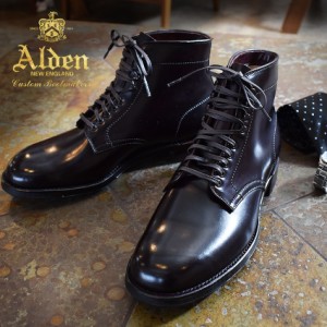 オールデン ALDEN ドレスブーツ メンズ  CORDOVAN BOOT 4600HC 靴 シューズ 革靴 黒 レザーシューズ