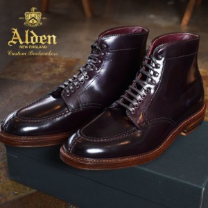 オールデン ブーツ メンズ タンカーブーツ バリーラスト TANKER BOOT M6906H 紳士靴 革靴 茶 ブランド ALDEN