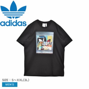 アディダス オリジナルス 半袖Tシャツ メンズ グラフィックス オフ ザ グリッド Tシャツ ブラック 黒 ADIDAS ORIGINALS IC5729 半袖 トッ