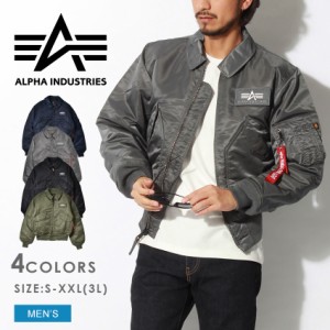 アルファ インダストリーズ アウター メンズ CWU 45/P フライトジャケット ブラック 黒 グレー ALPHA INDUSTRIES MJC22000C1 ミリタリー 