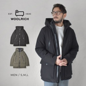 ウールリッチ ダウンジャケット メンズ ソフト シェル パーカ ブラック 黒 カーキ WOOLRICH WOOU0859 アウター 上着 ジャケット ダウン 