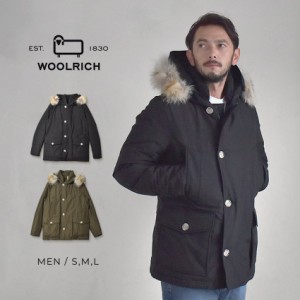 ウールリッチ ダウンコート メンズ アークティック デタッチャブル ファー アノラック ブラック 黒 グリーン 緑 WOOLRICH WOOU0484 アウ