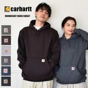 カーハート パーカー メンズ ミッドウェイト フード スウェット トップス 黒 CARHARTT K121