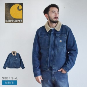 カーハート デニムジャケット メンズ リラックスフィットデニムジャケット ネイビー 紺 CARHARTT 105478 トップス ウエア デニム ジャケ