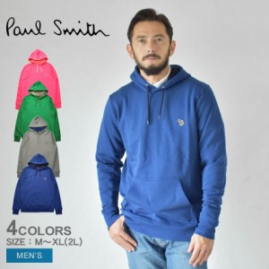 ポール スミス 長袖パーカー メンズ プルオーバーパーカー ピンク グリーン 緑 グレー ブルー 青 PAUL SMITH 284SZ-J21116 ウエア トップ