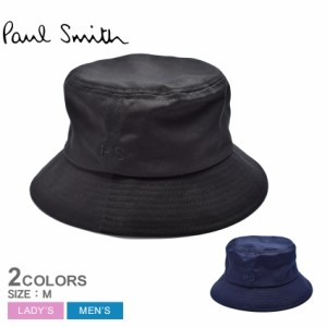 ポール スミス 帽子 レディース メンズ HAT PS EMB BUCKET ブラック 黒 ネイビー 紺 PAUL SMITH M2A-921DT-K170 ウエア ハット バケット