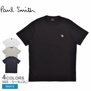 ポール スミス 半袖Tシャツ メンズ REG FIT SS TSHIRT ZEBRA ブラック 黒 ホワイト 白 PAUL SMITH M2R-011R-KZEBRA ウエア 半袖 Tシャツ 