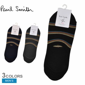 ポール スミス 靴下 レディース メンズ SOCK SIGNATURE ネイビー 紺 グレー ブラック 黒 PAUL SMITH M1A-849MO-M401 ウエア ソックス ブ