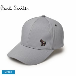 ポール スミス 帽子 メンズ ゼブラ ロゴ ベースボール キャップ グレー PAUL SMITH M2A-987DT-MZEBRA ウエア キャップ ブランド カジュア