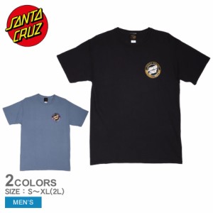 【ゆうパケット可】 サンタクルーズ 半袖Tシャツ メンズ 50TH TTE DOT T-SHIRT ブラック 黒 ブルー 青 SANTACRUZ 44155746 tシャツ トッ