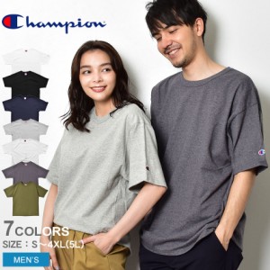 【ゆうパケット可】 チャンピオン 半袖Tシャツ メンズ ゆったり カジュアル 無地 大きめ CHAMPION 7oz HERITAGE SHORT SLEEVE TEE T105 