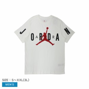 【ゆうパケット可】ナイキ Tシャツ メンズ ジョーダン エア ホワイト 白 レッド 赤 NIKE DV1445 半袖 TEE トップス バスケ バスケットボ