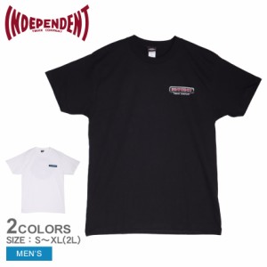 【ゆうパケット可】 インディペンデント 半袖Tシャツ メンズ GP CAST S/S REG TEE ブラック 黒 ホワイト 白 INDEPENDENT 44155728 Tシャ