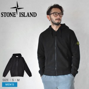 ストーンアイランド パーカー メンズ ZIP HOOD FELPA ブラック 黒 STONE ISLAND 791561620 ウェア 長袖 トップス 羽織り アウター ジップ