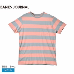 【ゆうパケット可】バンクス ジャーナル 半袖Tシャツ メンズ ディアスデラックスTシャツ ブルー ピンク BANKS JOURNAL WTS0687 トップス 