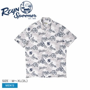 【ゆうパケット可】レインスプーナー ポロシャツ メンズ NEW YORK YANKEES PUA PERFORMANCE POLO ホワイト 白 REYN SPOONER B528435221 