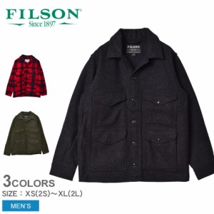 フィルソン ジャケット メンズ マッキノー クルーザー ジャケット グリーン カーキ FILSON 11010043 アウター ブランド チェック シンプ