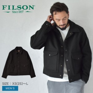 フィルソン ジャケット メンズ マッキノーウール ワーク ジャケット ブラック 黒 FILSON 20232879 アウター アウトドア ブランド シンプ
