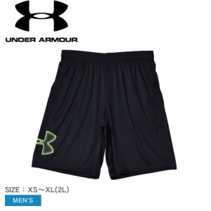 【ゆうパケット可】アンダーアーマー ハーフパンツ メンズ UA TECH GRAPHIC SHORT ブラック 黒 UNDER ARMOUR 1306443 パンツ ボトムス パ