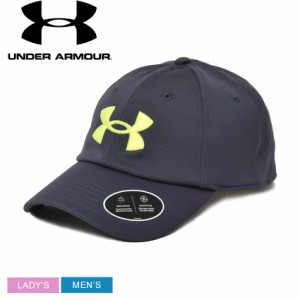 アンダーアーマー 帽子 レディース メンズ UA ブリッツィング アジャスタブル ハット ネイビー 紺 UNDERARMOUR 1361532 キャップ ストリ