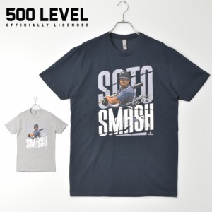 ニューヨーク・ヤンキース JUAN SOTO フアン・ソト 野球 選手 プリント MLB メジャーリーグ 500LEVEL 半袖Tシャツ メンズ BNLCTNV-XX-006