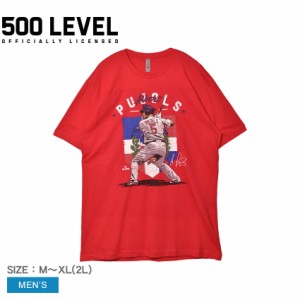 ファイブハンドレットレベル 半袖Tシャツ メンズ アルバート・プホルス セントルイス カントリー フラグ WHT レッド 赤 500 LEVEL 0066-0