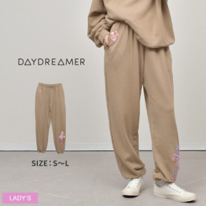 デイドリーマー パンツ レディース フラワーロゴボーイフレンドスウェットパンツ ブラウン 茶 DAYDREAMER B035G4320 ウエア ボトムス ス